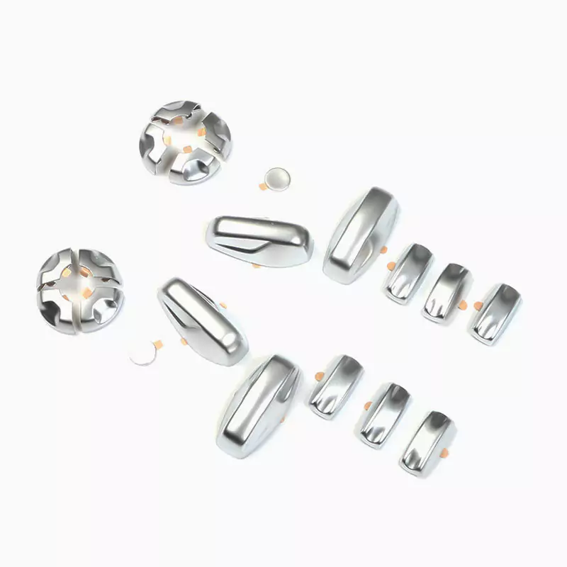 Asign Chrome Seat Adjustment Button Cover for 2022+ Porsche Models
