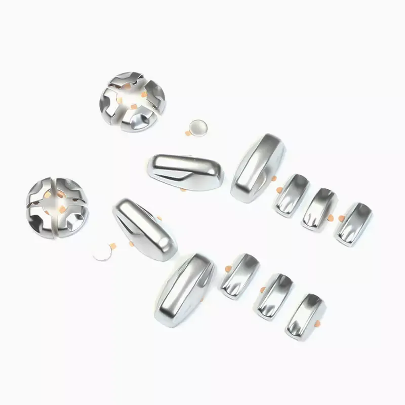 Asign Chrome Seat Adjustment Button Cover for 2022+ Porsche Models