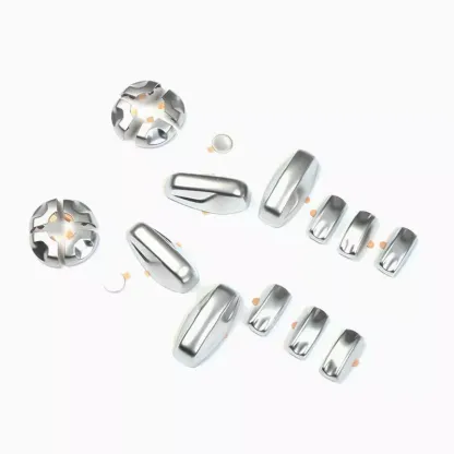 Asign Chrome Seat Adjustment Button Cover for 2022+ Porsche Models