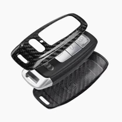 Asign Audi Carbon Fiber Car Key Fob Cover Shell Case