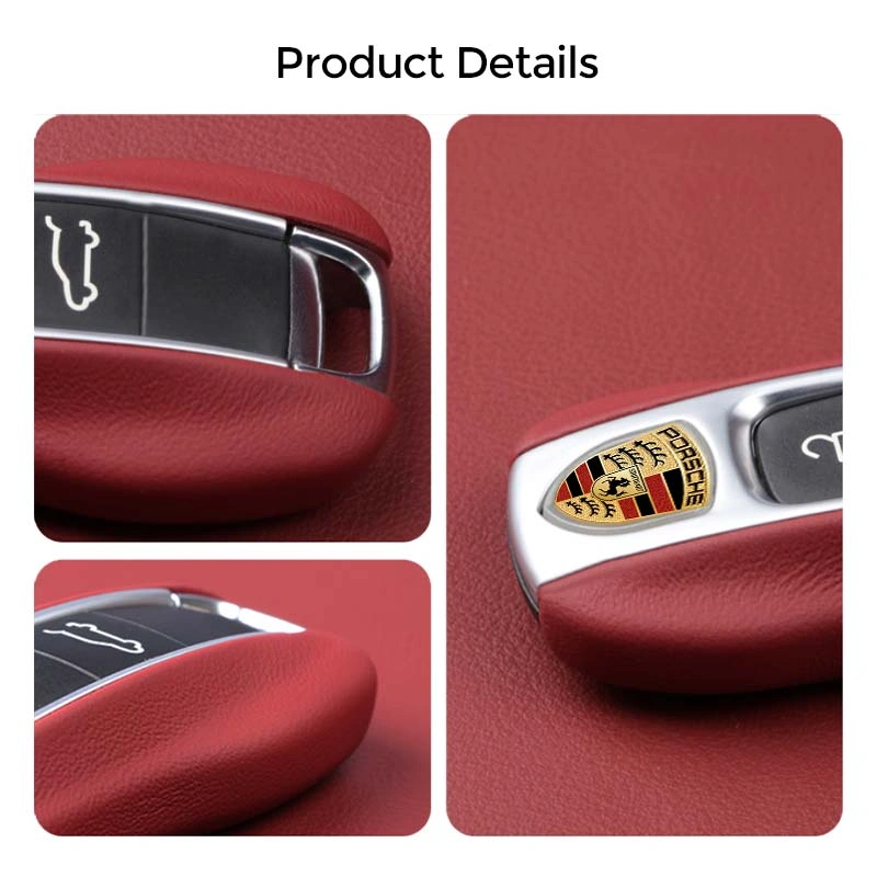 Asign Leather Key Fob Cover for Porsche – OEM-Style Leather Replacement