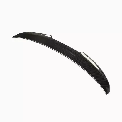 Audi PSM-Style Carbon Fiber Rear Spoiler – OEM-Fit Aerodynamic Upgrade for 2013-2021 A3/S3/RS3 & 2009-2021 A4/A5/A6 Series | 5-Minute Installation (Real Carbon Fiber)