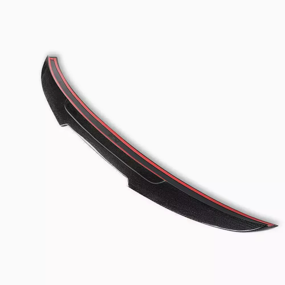 Audi PSM-Style Carbon Fiber Rear Spoiler – OEM-Fit Aerodynamic Upgrade for 2013-2021 A3/S3/RS3 & 2009-2021 A4/A5/A6 Series | 5-Minute Installation (Real Carbon Fiber)