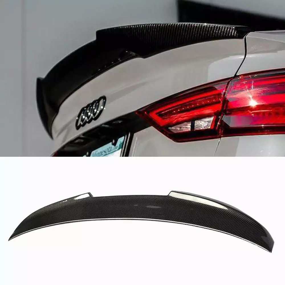 Asign PSM-Style Carbon Fiber Rear Spoiler for 2013-2021 Audi A3/S3/RS3 & 2009-2021 A4/A5/A6