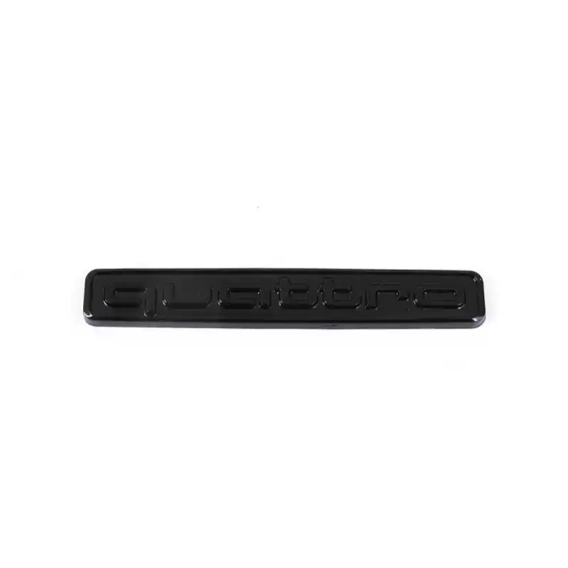 Asign Audi Blackout Rear Emblem Replacement Black Audi Lettering Badge For All Models - A3 to A8 S3 to S8 Q3 Q5 Q7 SQ RS