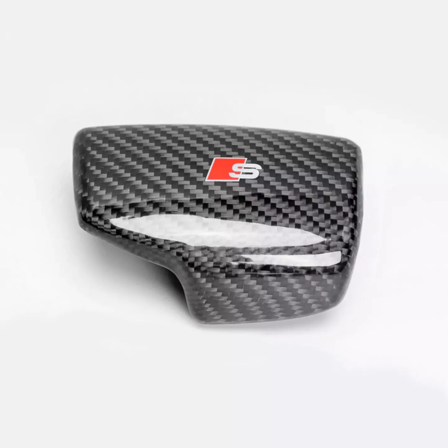 Asign Carbon Fiber Shift Knob Cover For B9.5 2020-2024 Audi A4/S4/A5/S5, Premium Quality, Easy Install