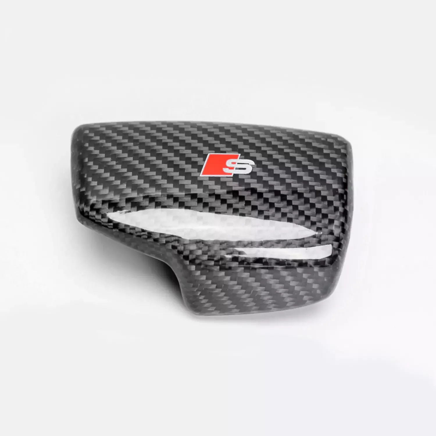 Asign Carbon Fiber Shift Knob Cover For B9.5 2020-2024 Audi A4/S4/A5/S5, Premium Quality, Easy Install
