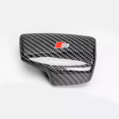 Asign Carbon Fiber Shift Knob Cover For B9.5 2020-2024 Audi A4/S4/A5/S5, Premium Quality, Easy Install
