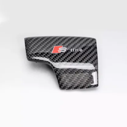 Asign Carbon Fiber Shift Knob Cover For B9.5 2020-2024 Audi A6/S6/A7/S7, Premium Quality, Easy Install
