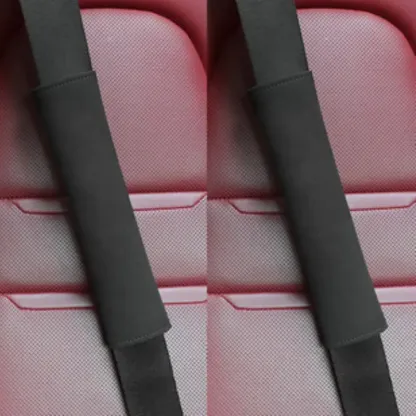 Asign Premium Suede Seat Belt Shoulder Pad For Audi/BMW/Mercedes-Benz/Porsche