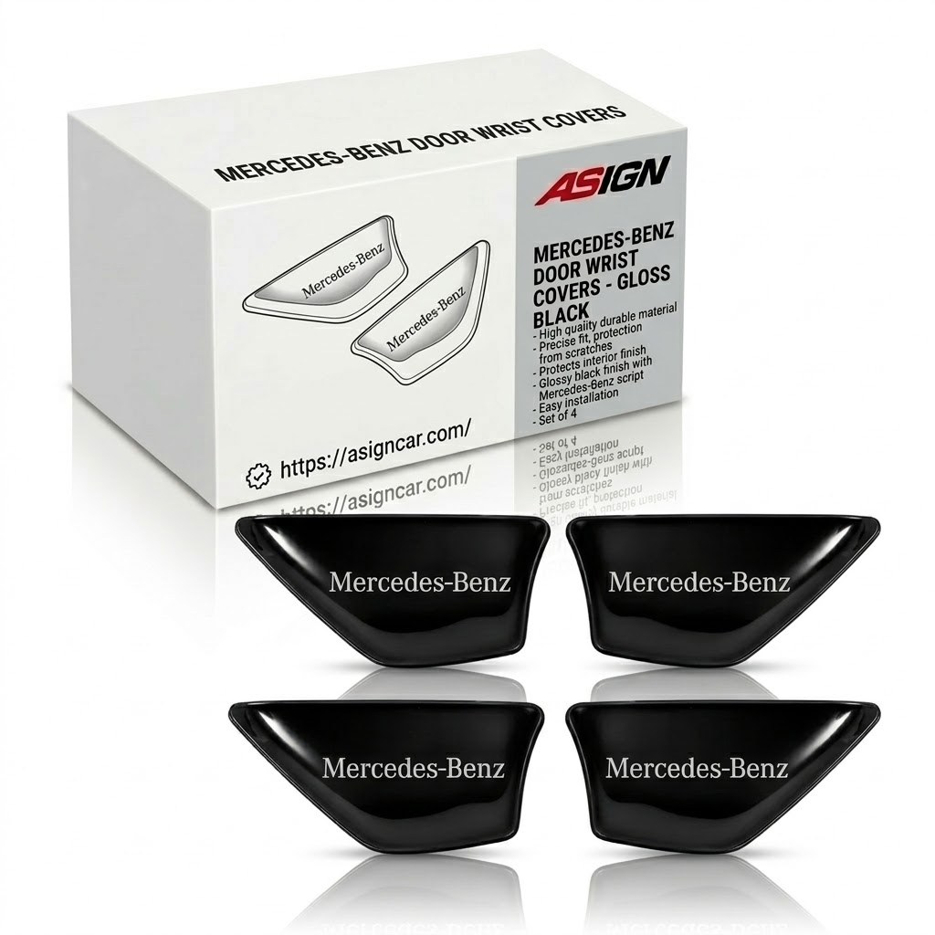 Asign Interior Door Bowl Cover Trim for Mercedes-Benz C-Class/E-Class/GLC/GLE & More