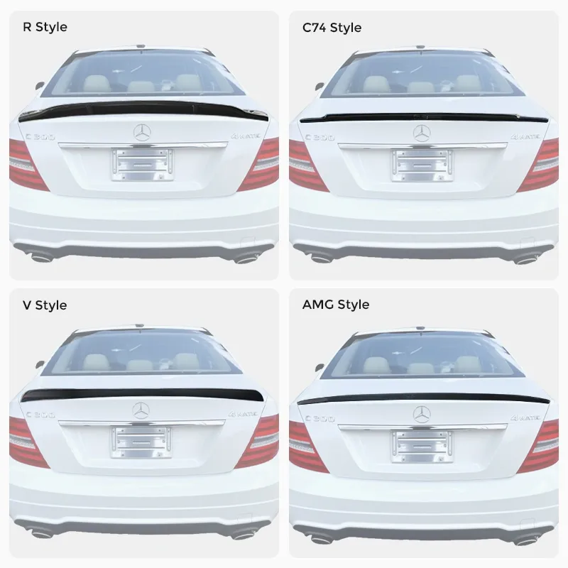 Asign Real Carbon Fiber Trunk Spoiler for Mercedes-Benz C-Class W204
