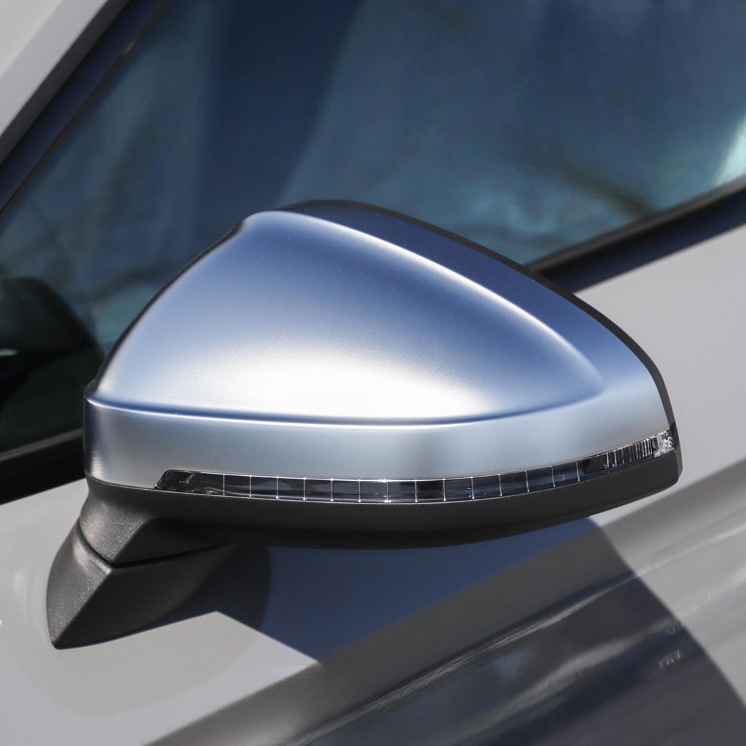 Asign Matte Silver Mirror Caps – Compatible with Audi A3/A4/A5/A6/A7/A8/Q2/Q3/Q5/Q7 OEM-Style “Silver Ear” Mirror Covers