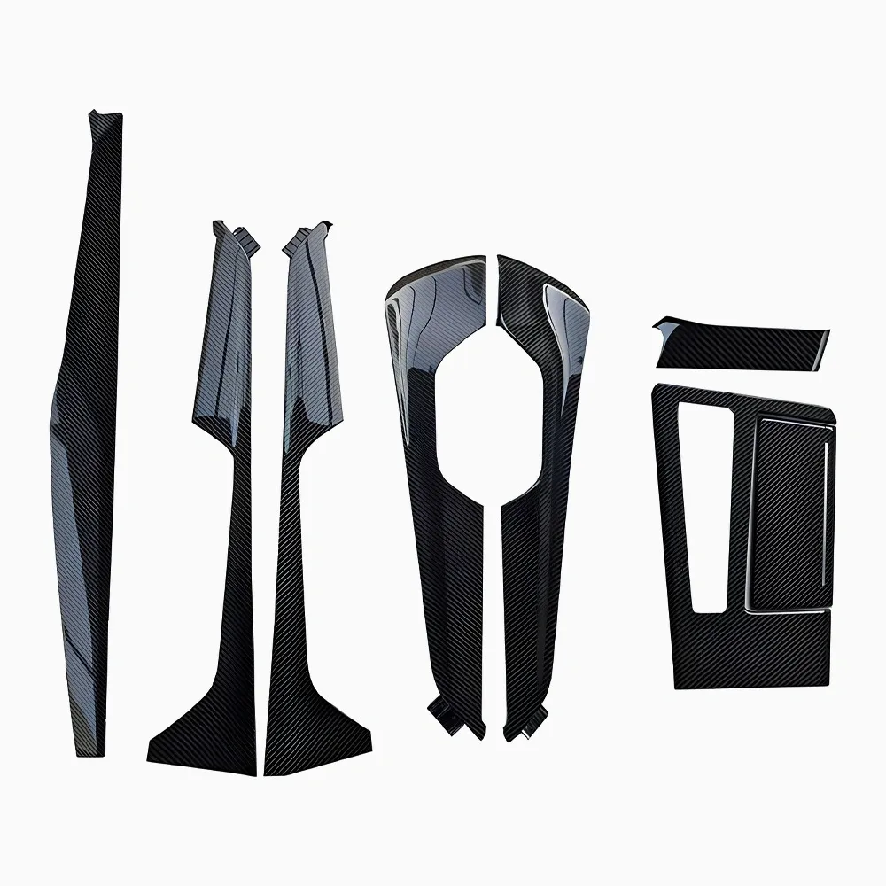 Asign Carbon Fiber Interior Trim Set – 8-Piece Kit, Fits Audi C7/C8 (2012-2023) A6/S6