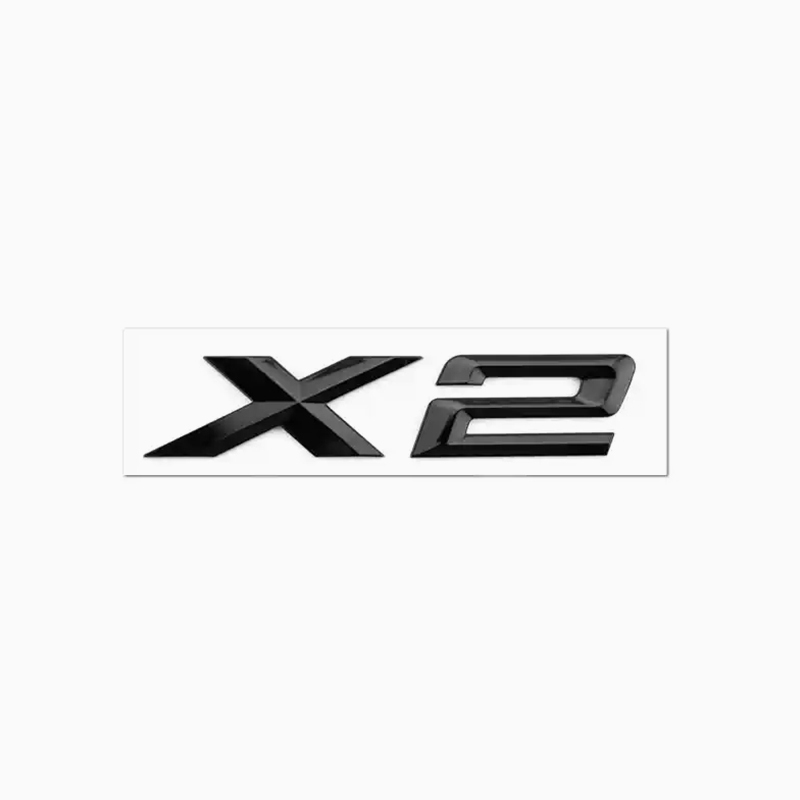 Asign 3D Sport Badge Kit for BMW - ABS Black Chrome/Carbon Fiber