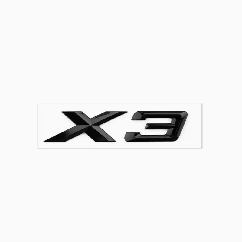 Asign 3D Sport Badge Kit for BMW - ABS Black Chrome/Carbon Fiber
