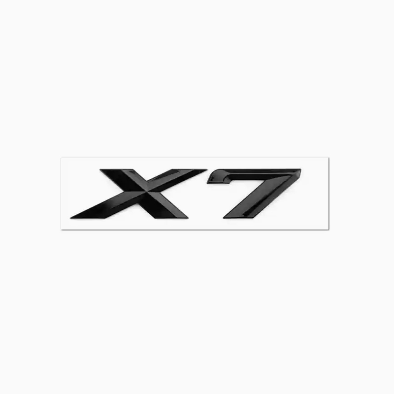 Asign 3D Sport Badge Kit for BMW - ABS Black Chrome/Carbon Fiber