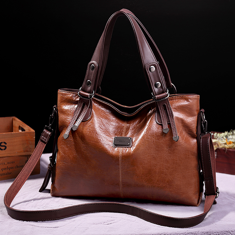 Vintage Soft Leather Shoulder Bag