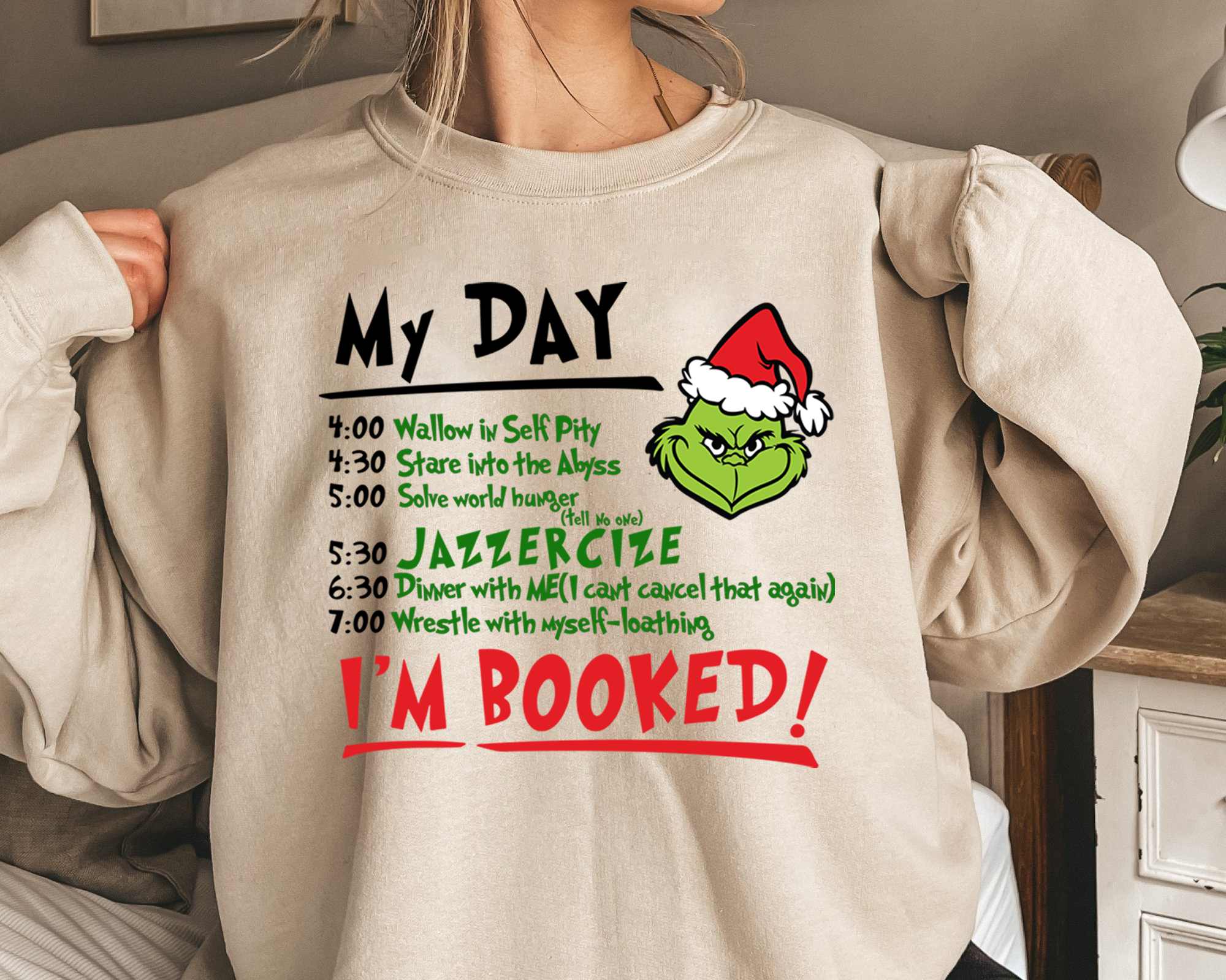 Christmas My Day I'M BOOKED T-Shirt/Sweatshirt/Hoodie