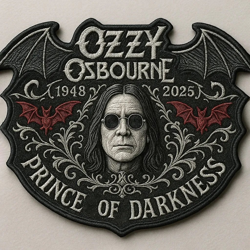 Prince Of Darkness 1948–2025 Memorial Patch