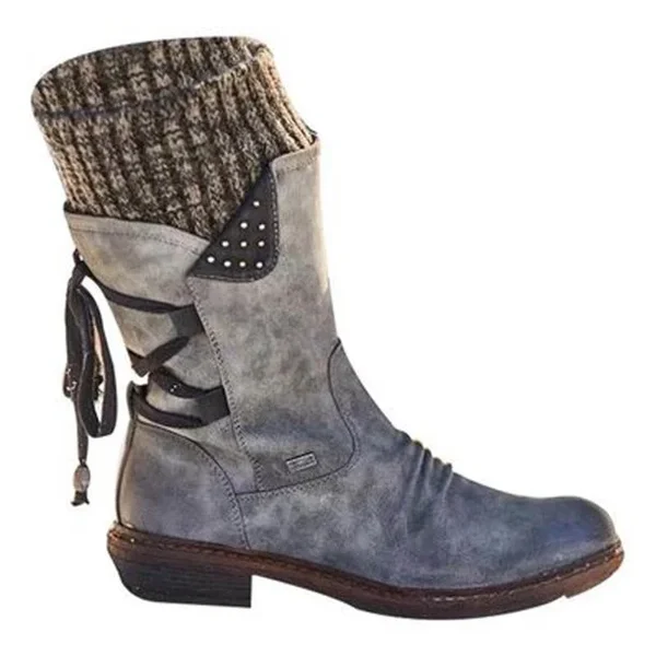 Low arch support wool thermal boots