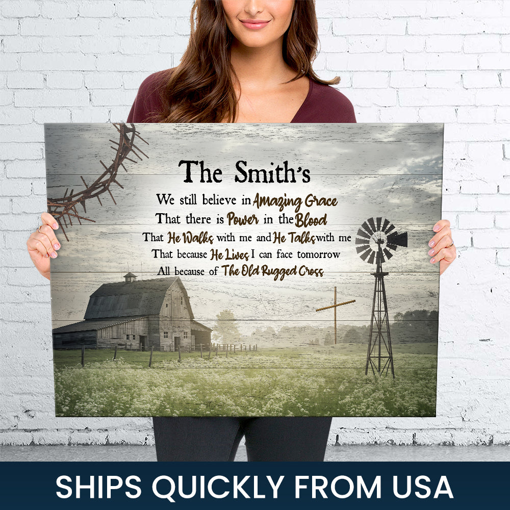 Amazing Grace Premium Canvas