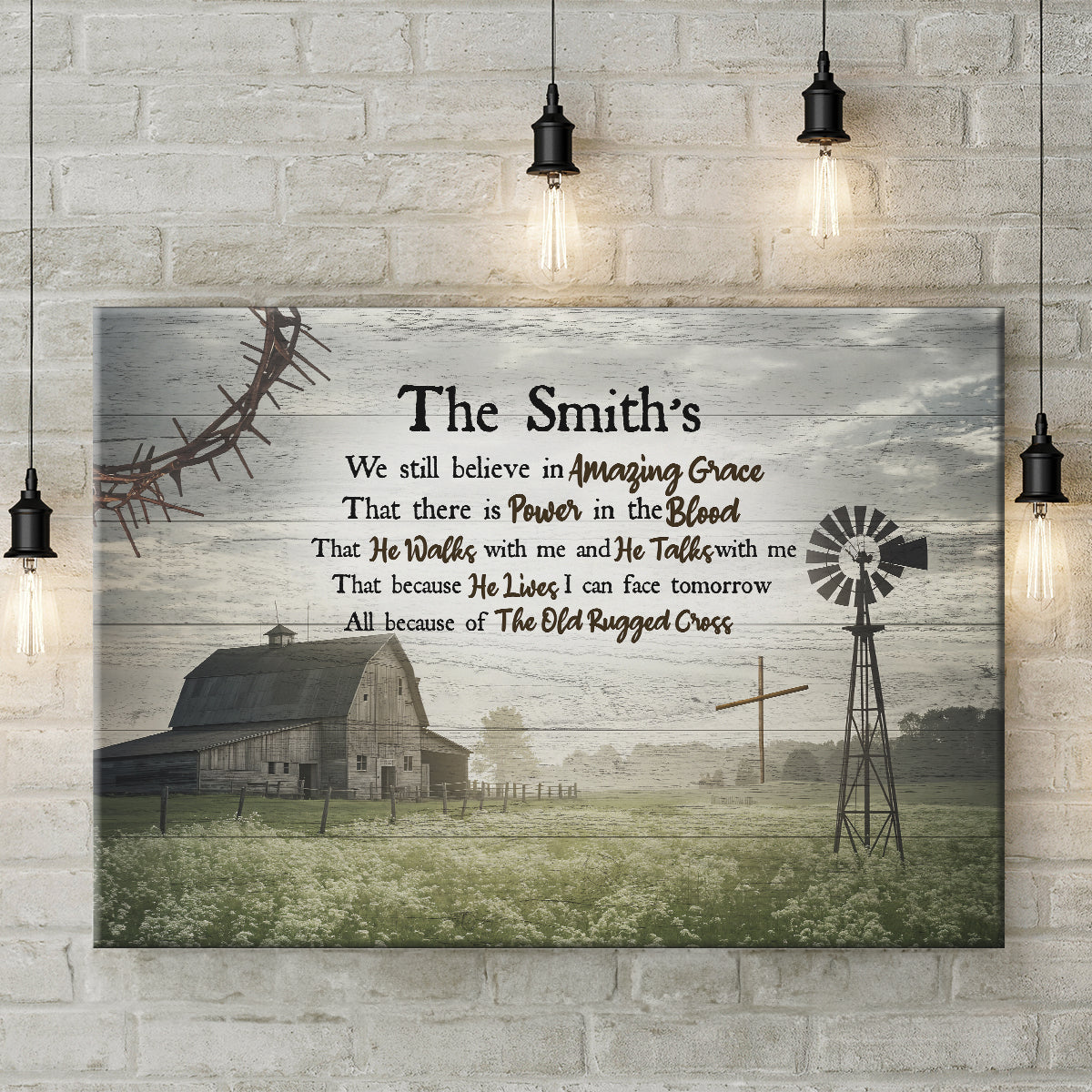 Amazing Grace Premium Canvas