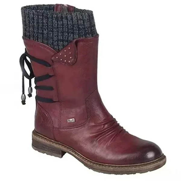 Low arch support wool thermal boots