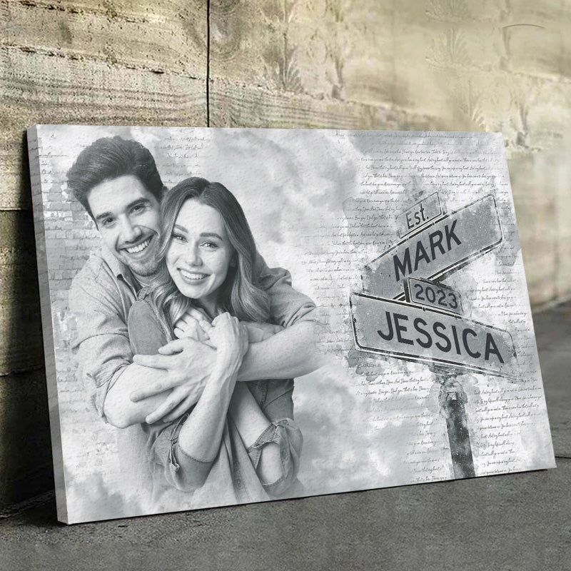 Custom Photo I Need You Because I Love You - Couple Personalized Custom Horizontal Poster - Gift For Husband Wife, Anniversary
