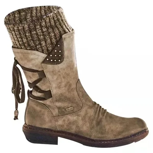 Low arch support wool thermal boots