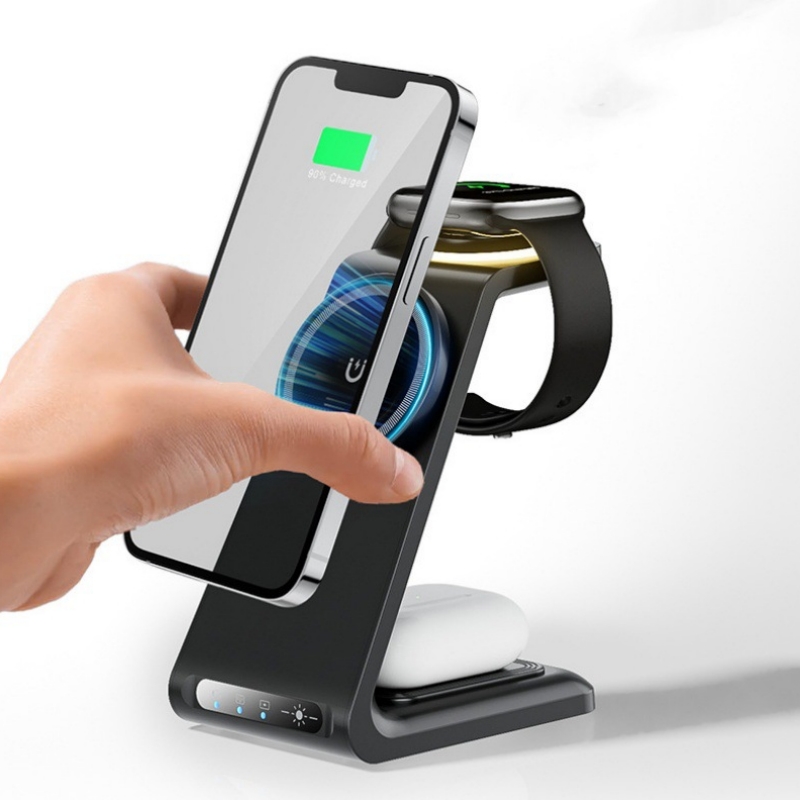 PDMAX 3-in-1 Magnetic Wireless Charging Stand – Charge Faster, Stay Organized