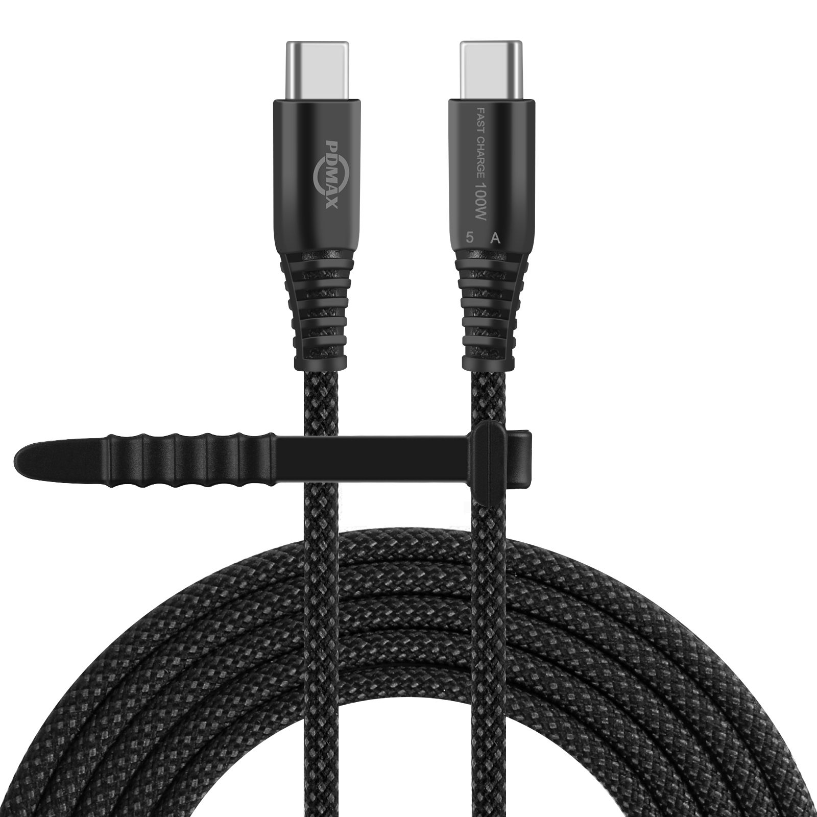 PDMAX USB C to USB C Cable 100W, 5A C to C Cable Fast Charging, Braided USB C Cable 6 FT Compatible for 15/15 Pro/15 Pro Max Samsung Galaxy S23/S22/S21 MacBook Pro/Air and More