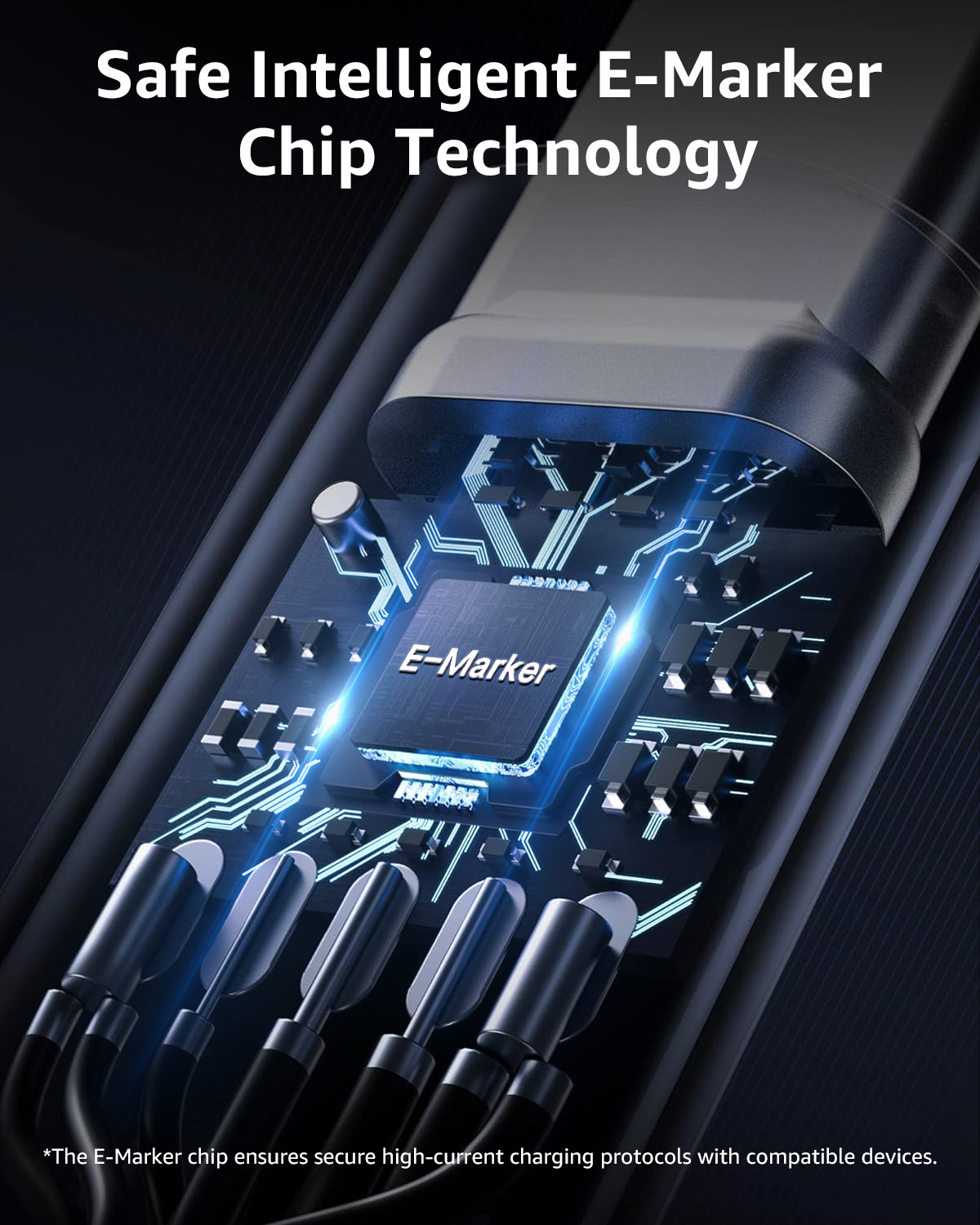 PDMAX USB C to USB C Cable 100W, 5A C to C Cable Fast Charging, Braided USB C Cable 6 FT Compatible for 15/15 Pro/15 Pro Max Samsung Galaxy S23/S22/S21 MacBook Pro/Air and More