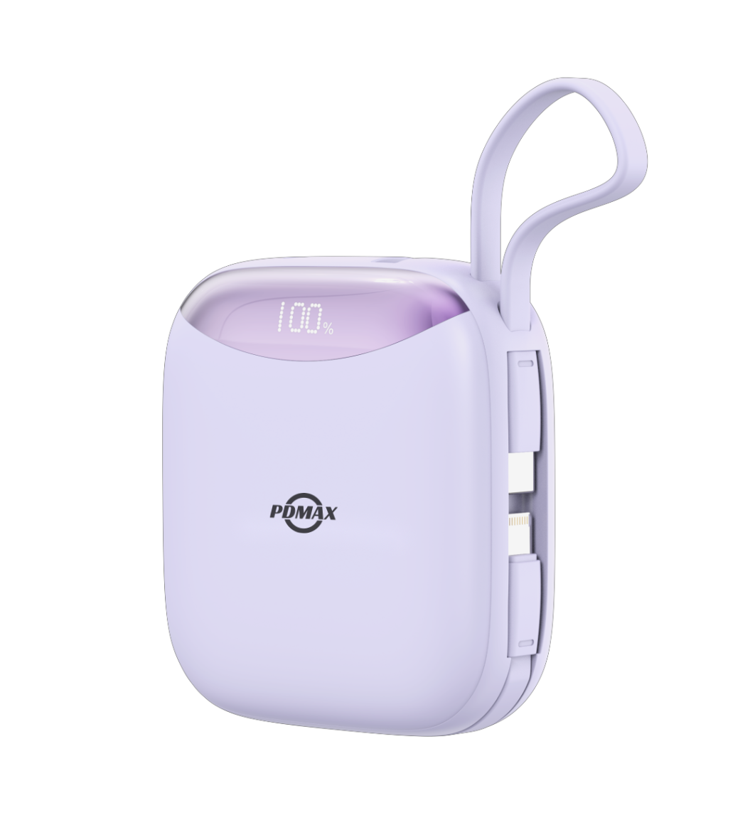 PDMAX High Power Fast Charging Portable Power Bank Charger PD 20W 10000mah Handy Stylish Power Bank for smartphones