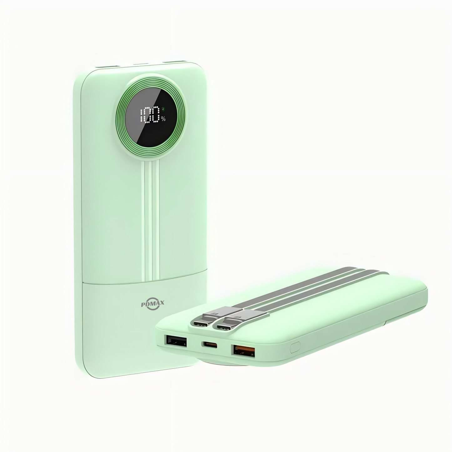 PDMAX 10000mAh big capacity powerbank fast charging powerbank with LED