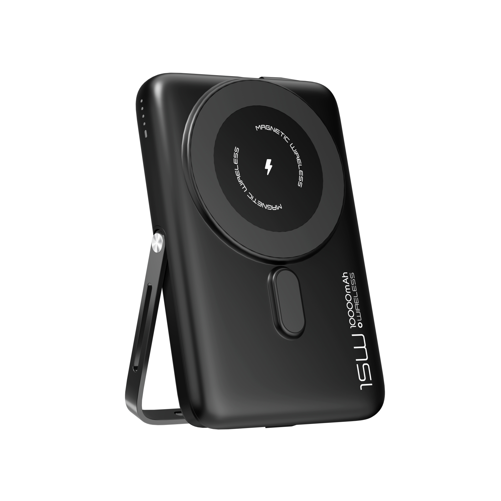 Ultra Portable 10000mAh PD 22.5W Mini Magnetic Wireless Power Bank with Stand Display Charging Features