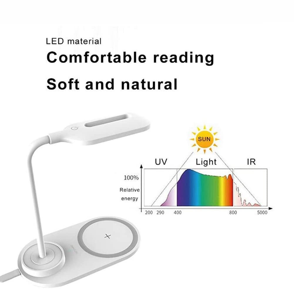 PDMAX Wireless Charging LED Desk Lamp – Light Up & Power Up in Style