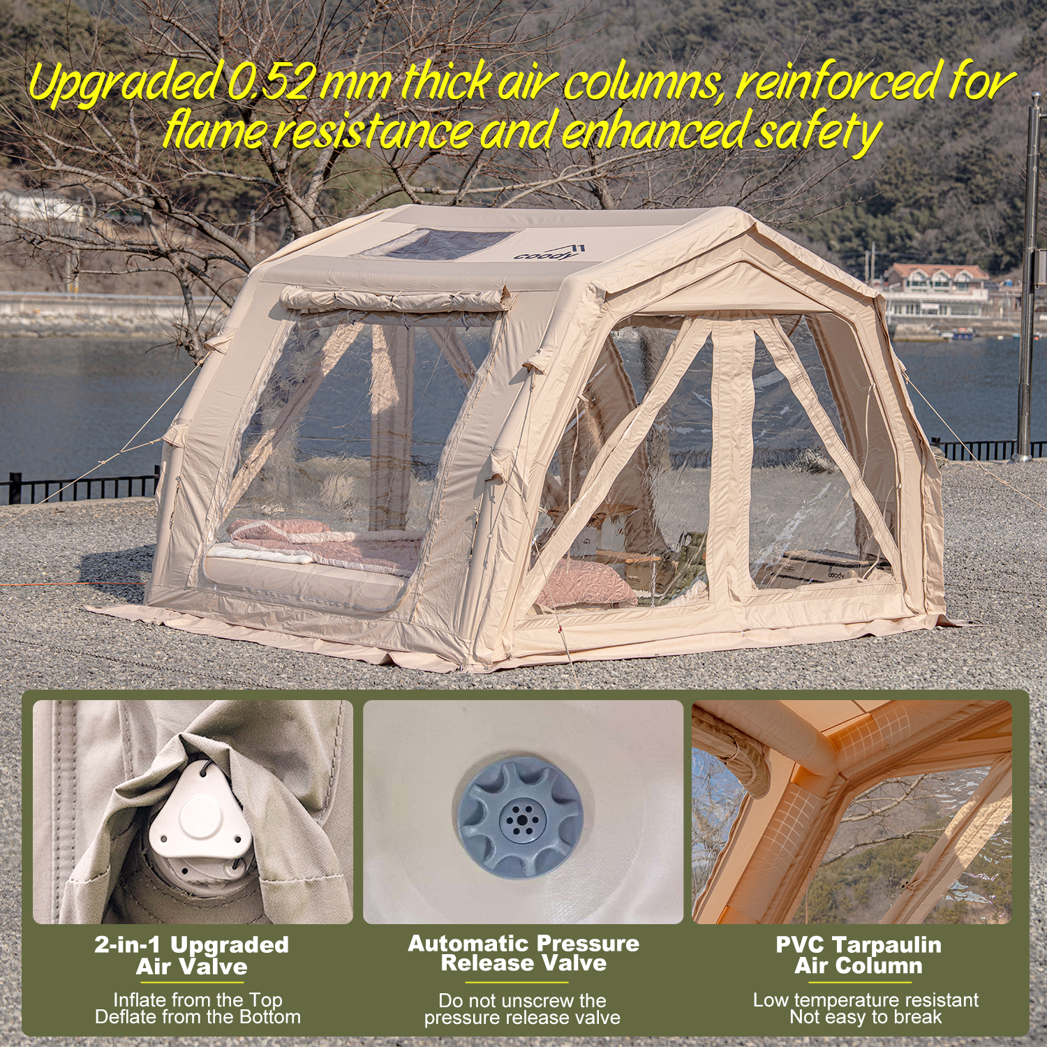 Coody 10.0 Pro Inflatable Tent