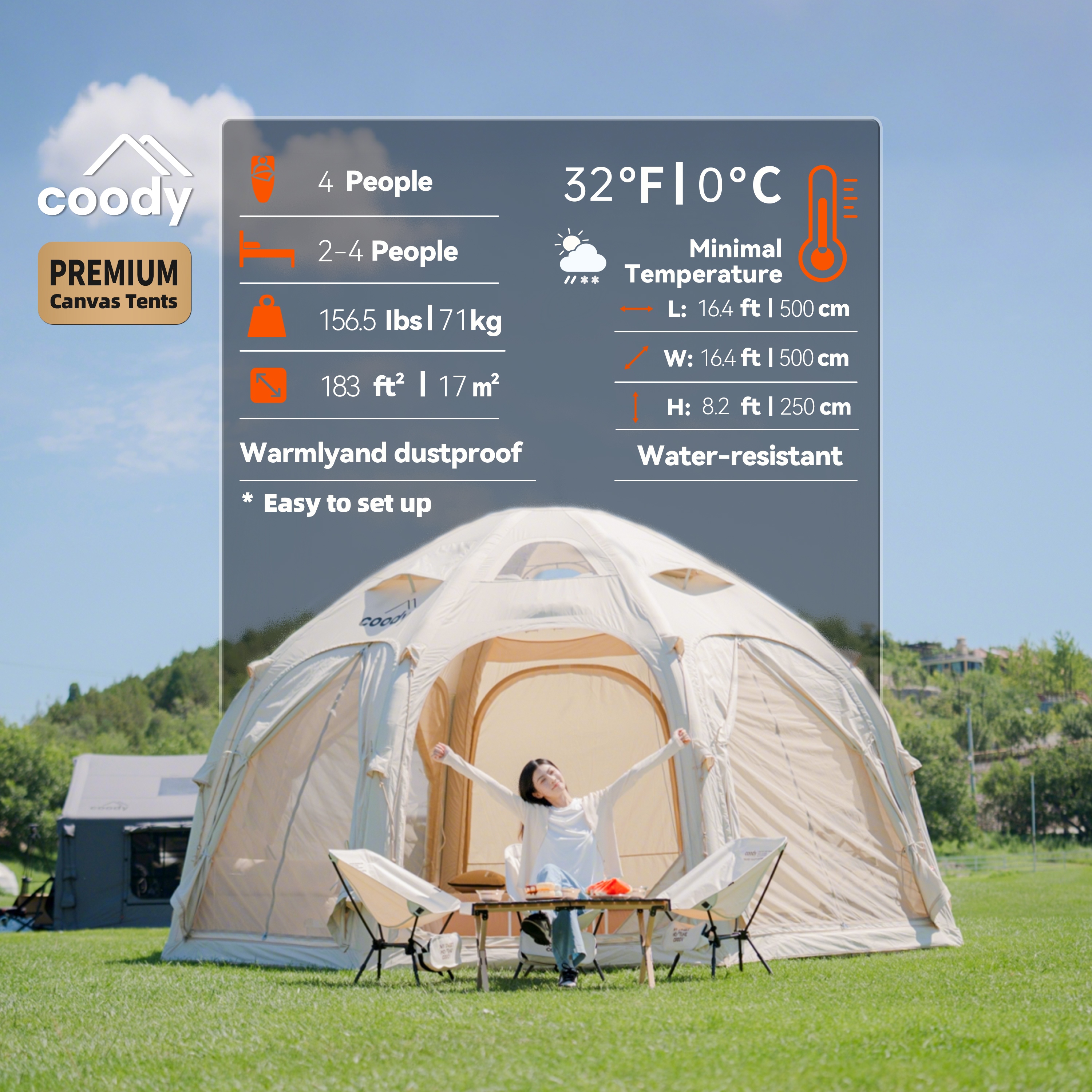 Coody Dome Inflatable Tent