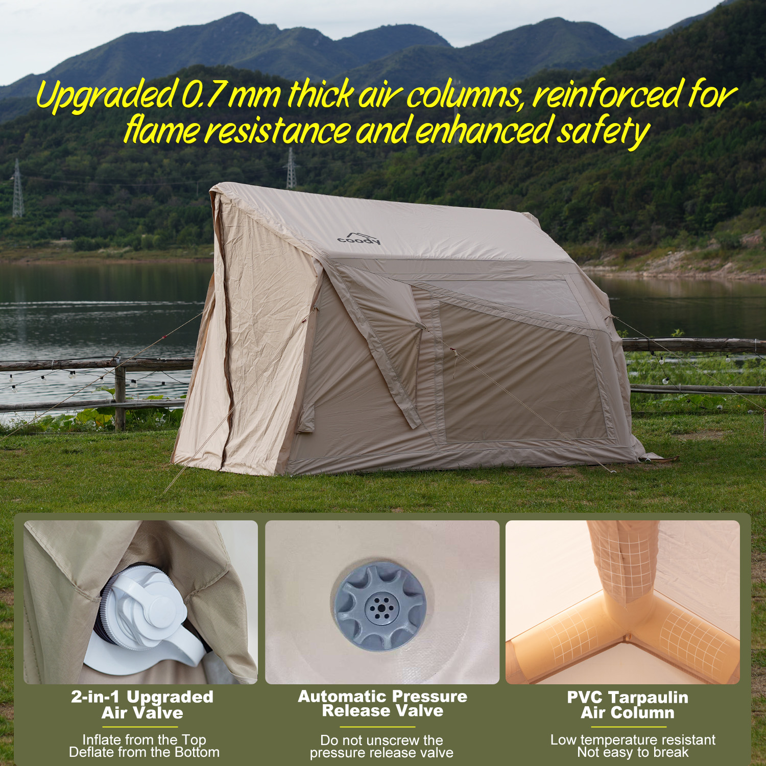 Coody Yustona Inflatable Tent