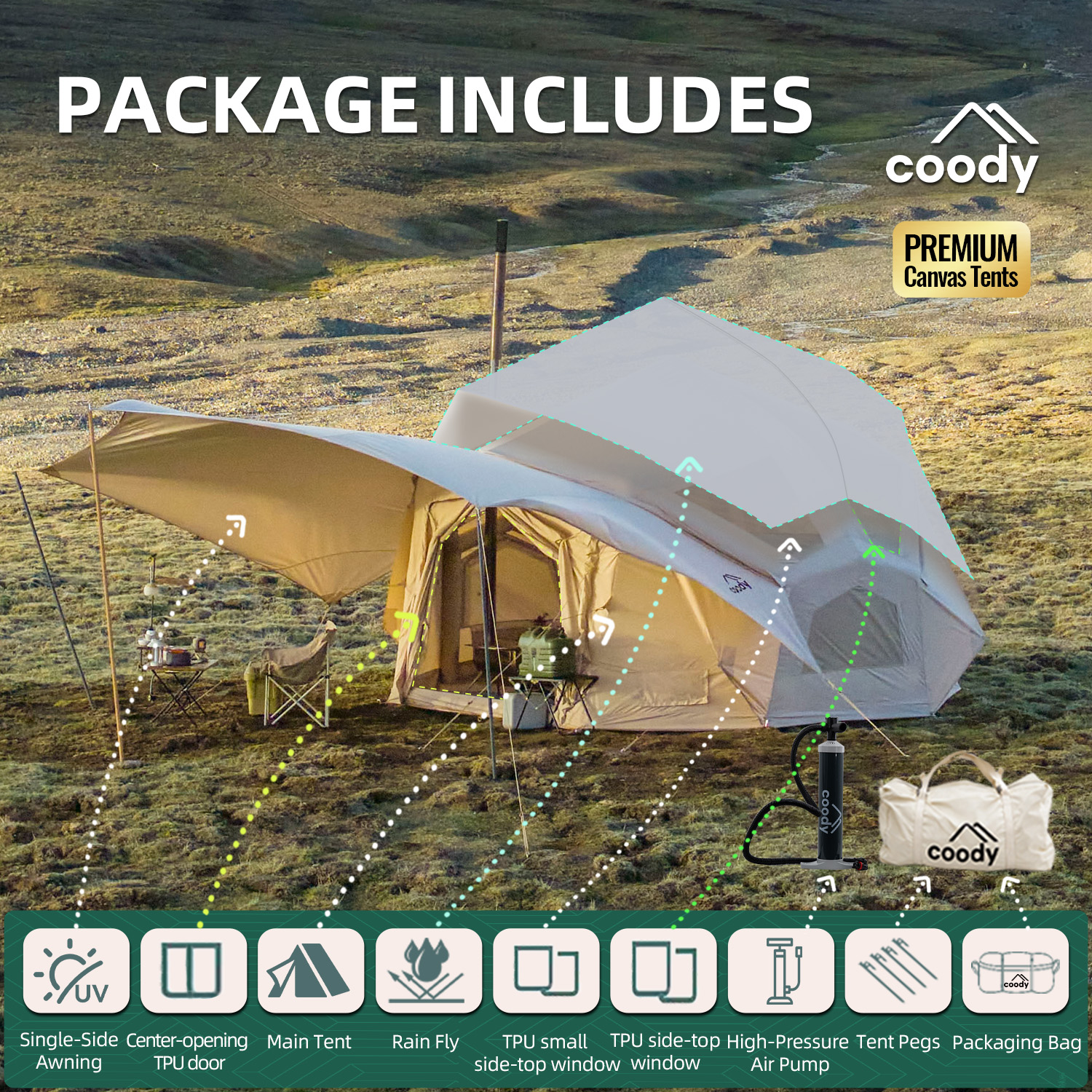 Coody Bestona Inflatable Tent