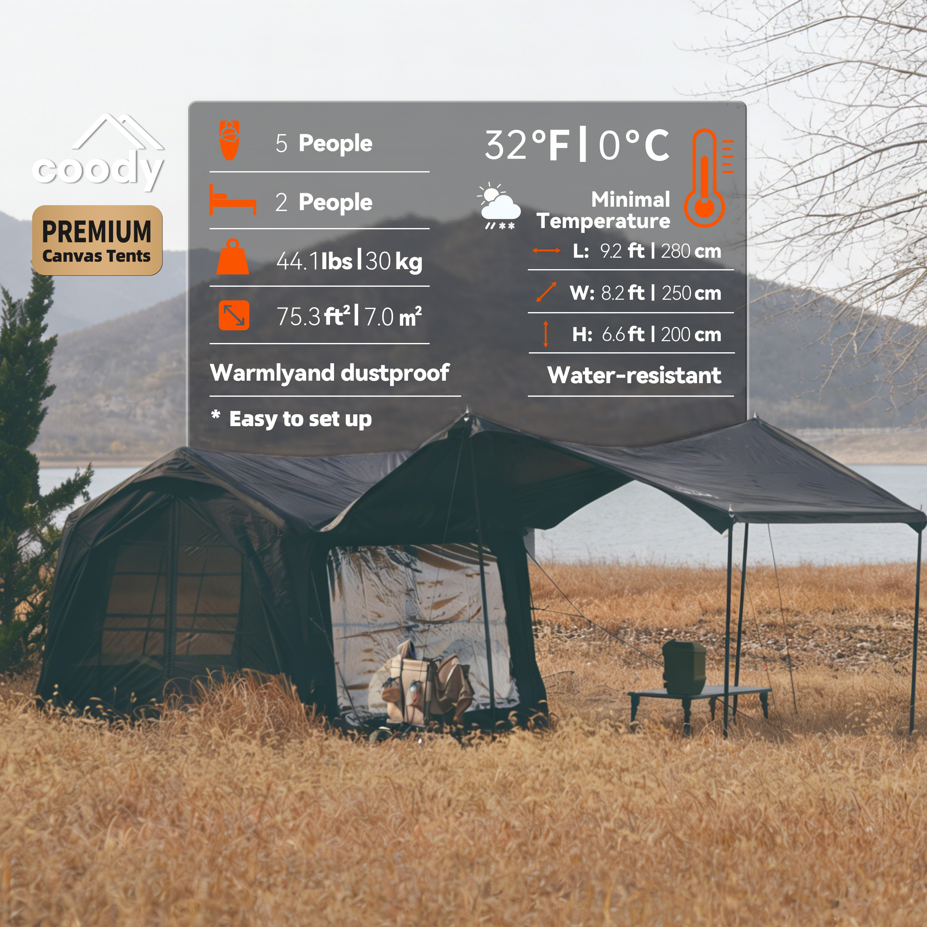 Coody 7.0 Inflatable Tent