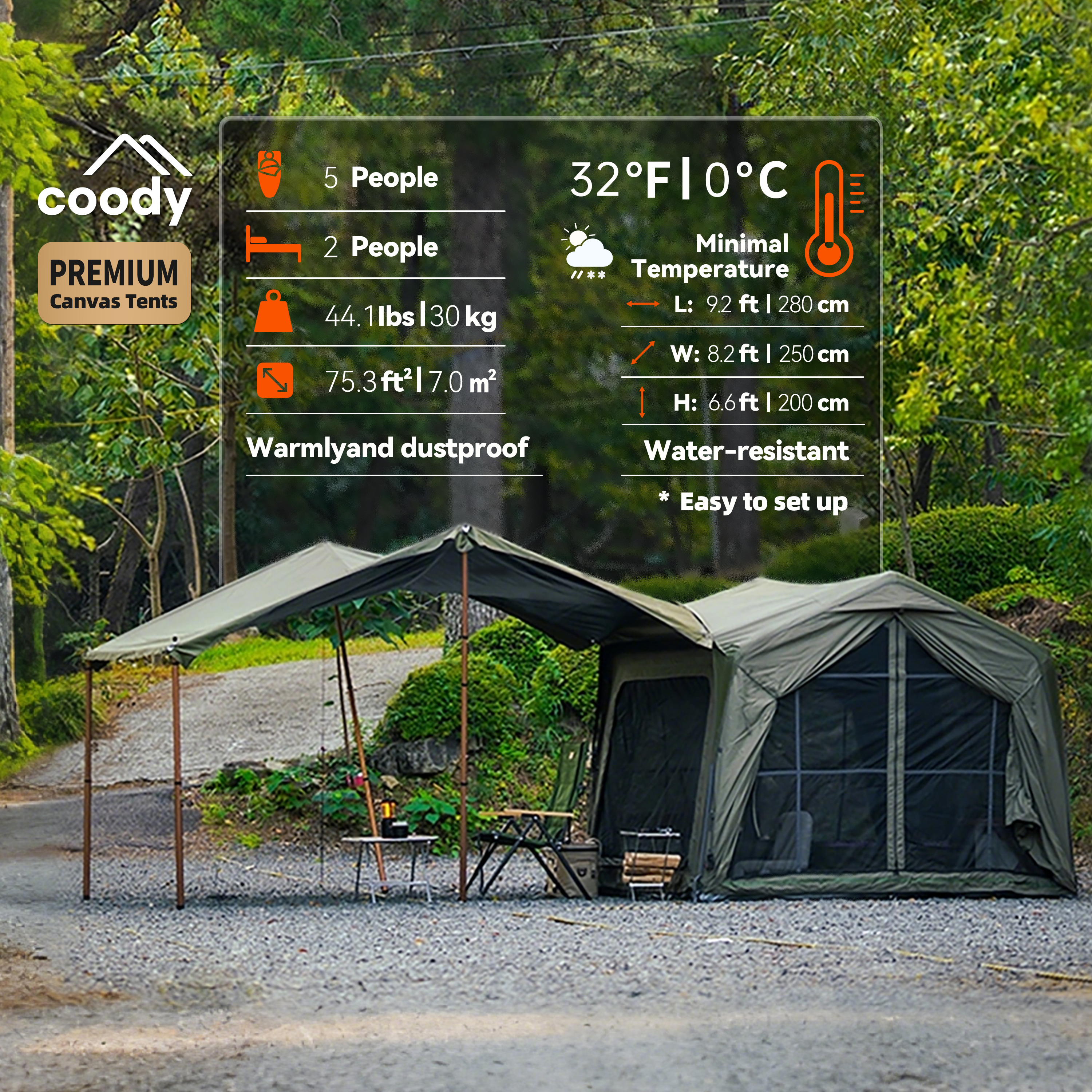 Coody 7.0 Inflatable Tent