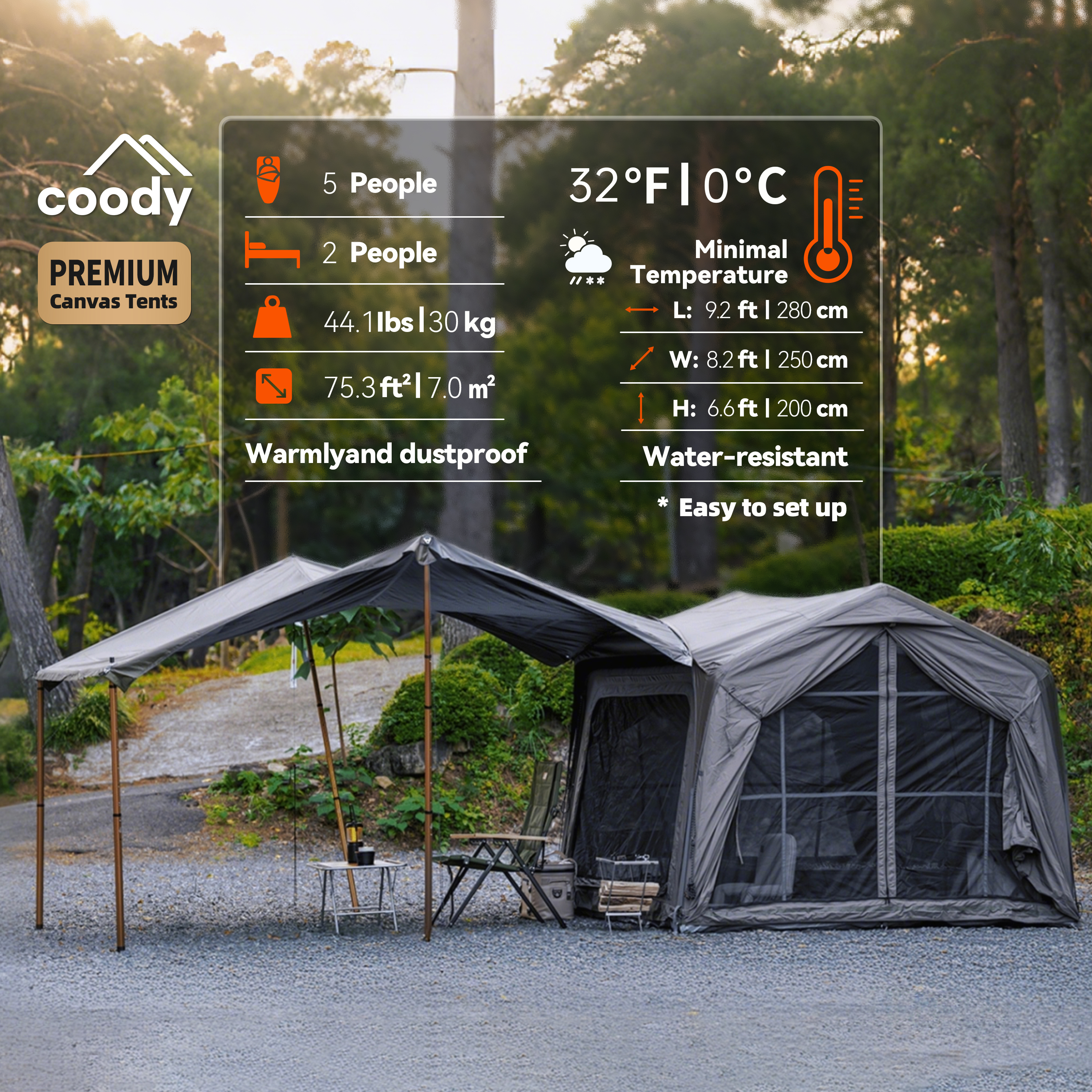 Coody 7.0 Inflatable Tent