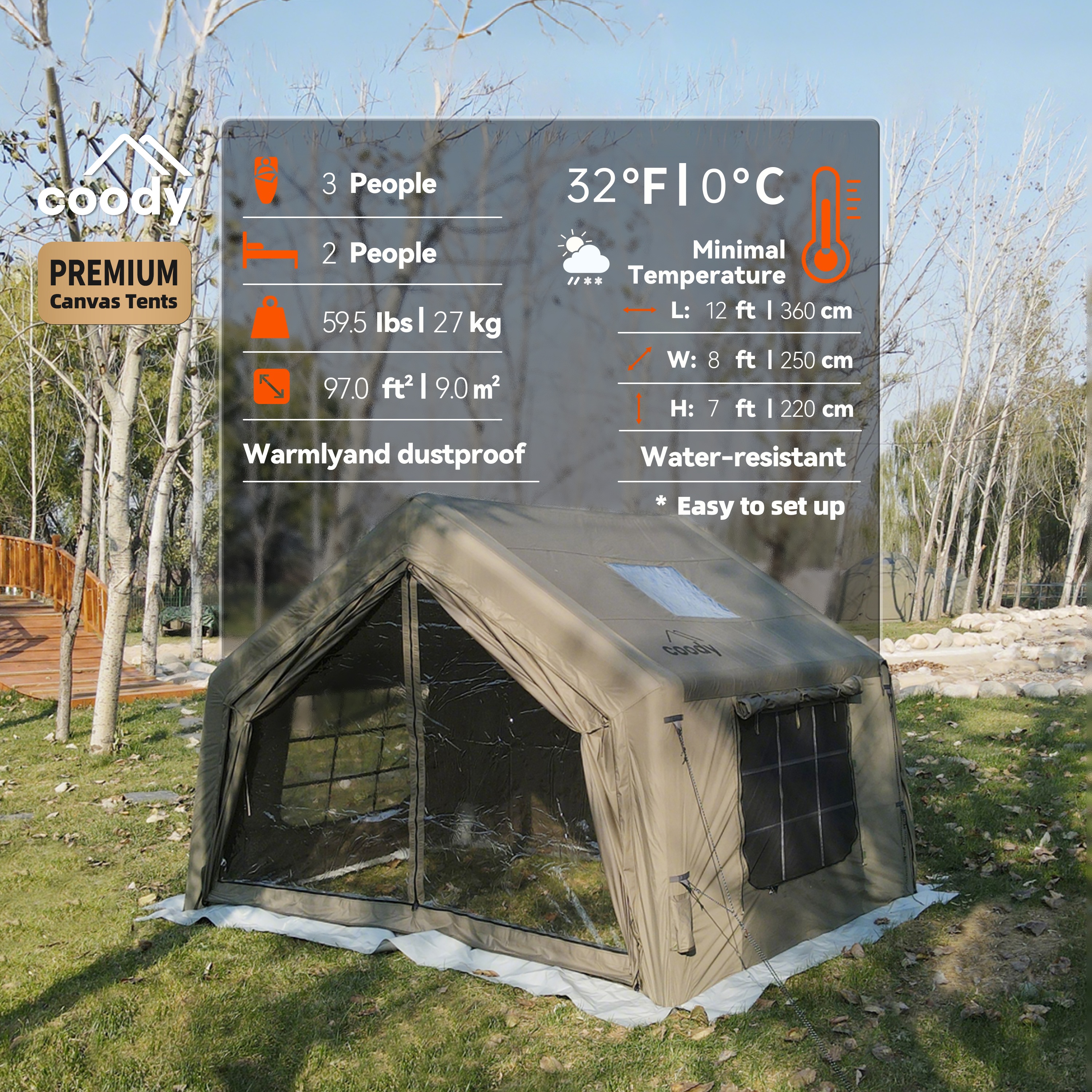 Coody 9.0 Inflatable Tent