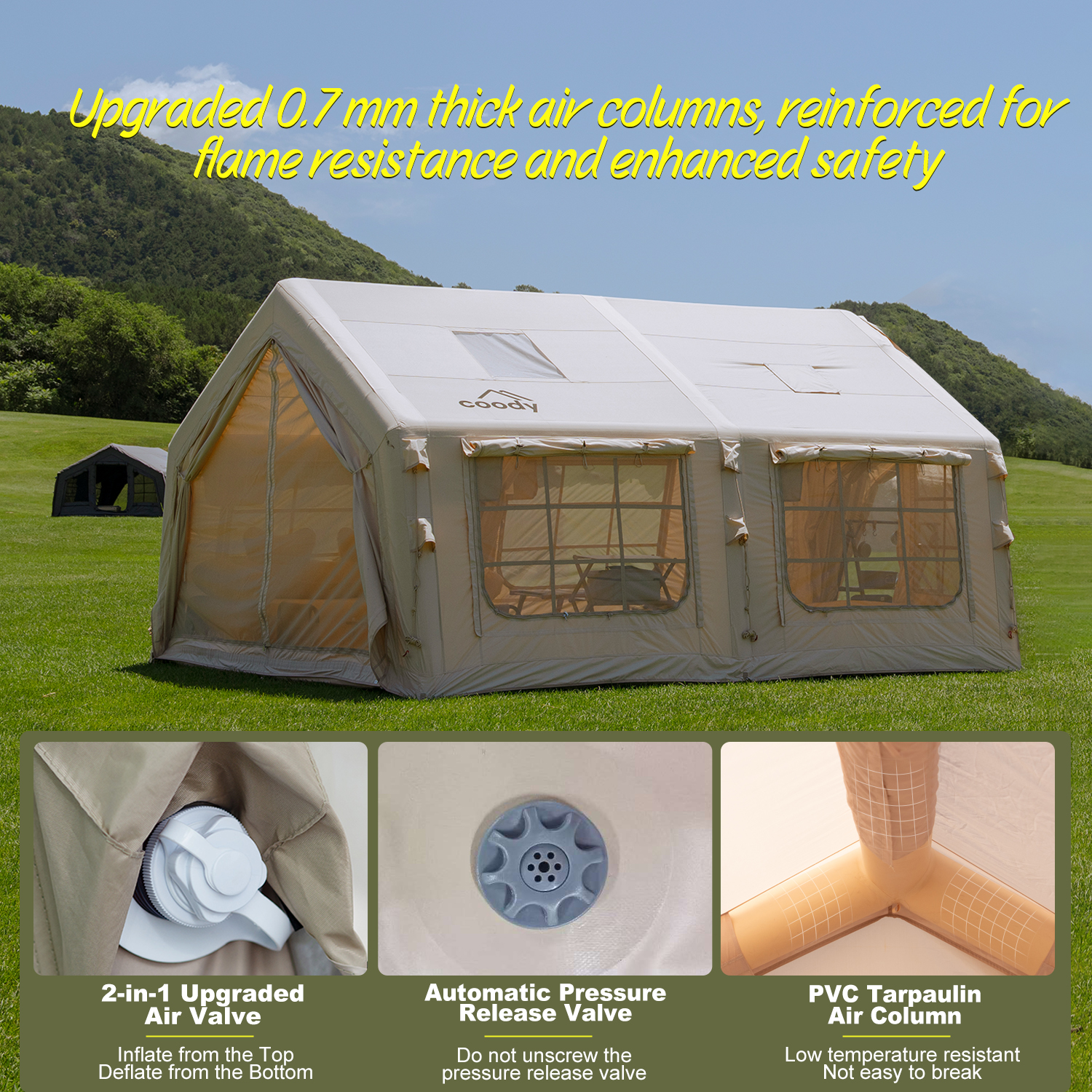 Coody 13.68 Inflatable Tent