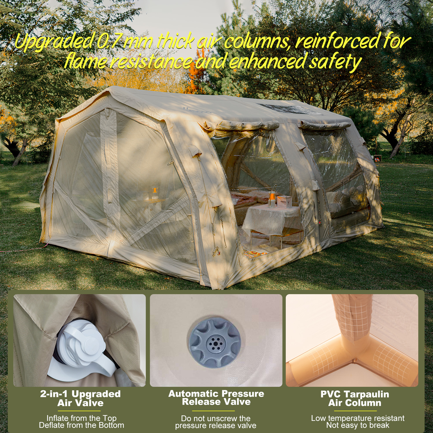 Coody 17.2 Familia Pro Inflatable Tent