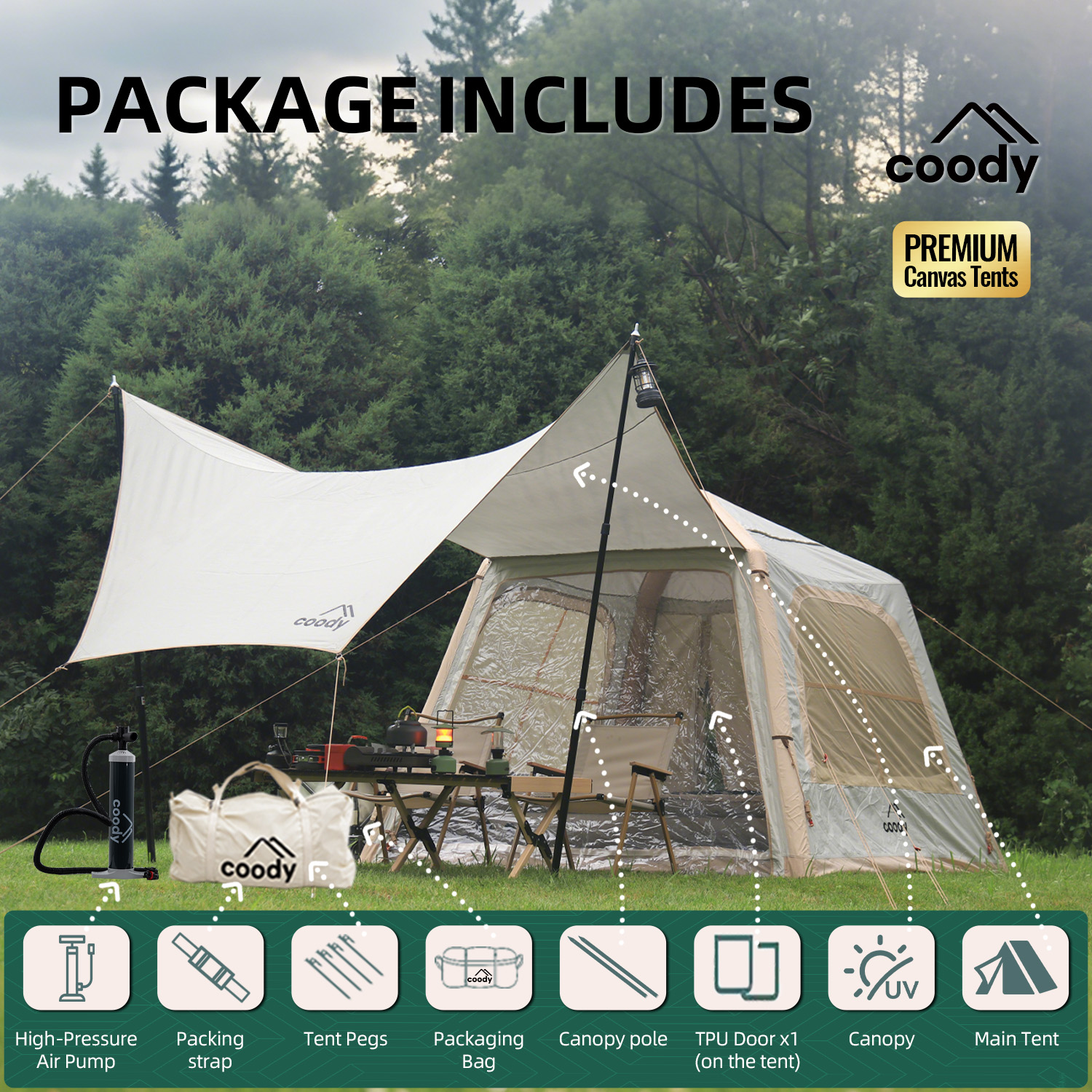 Coody 5.8 Inflatable Tent