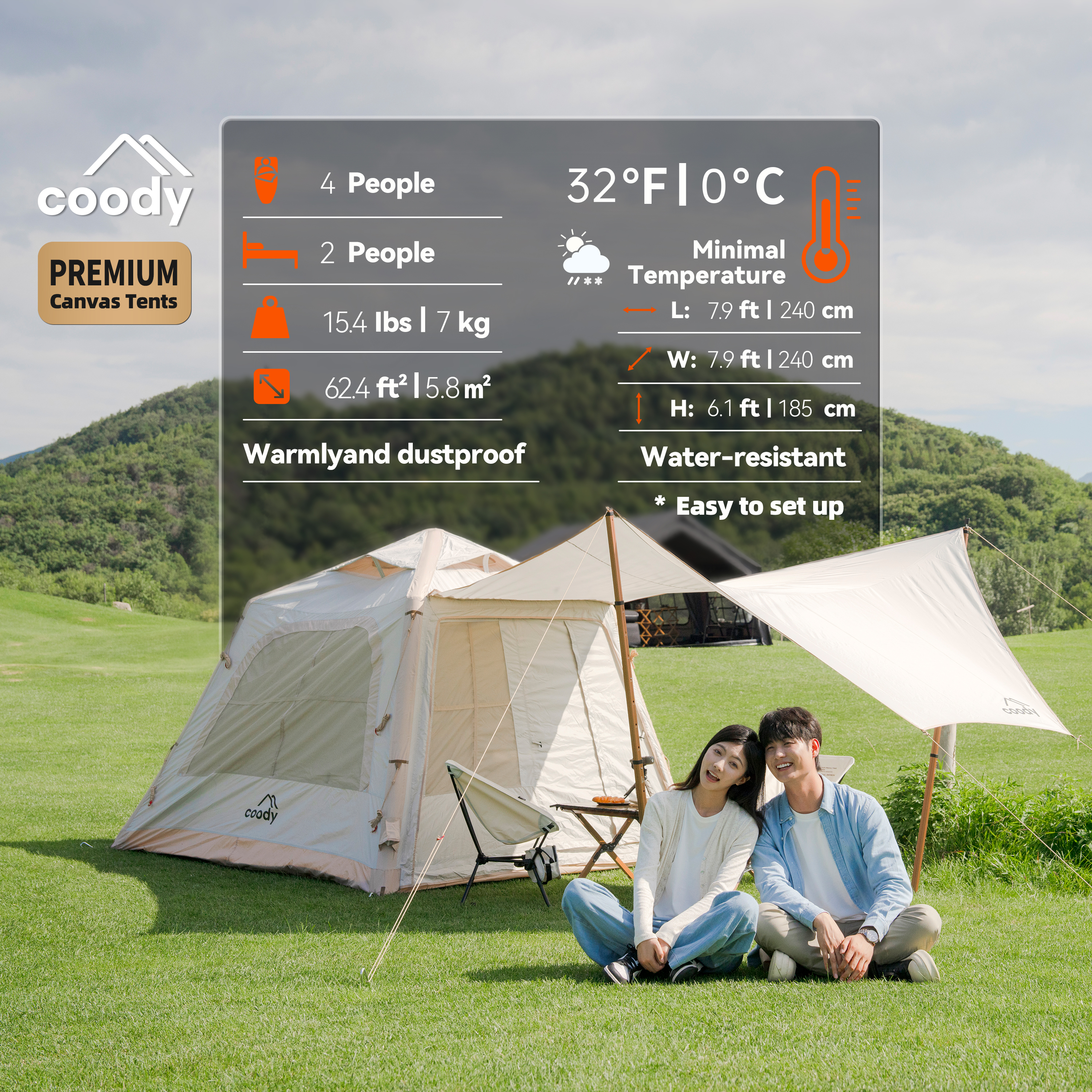 Coody 5.8 Inflatable Tent