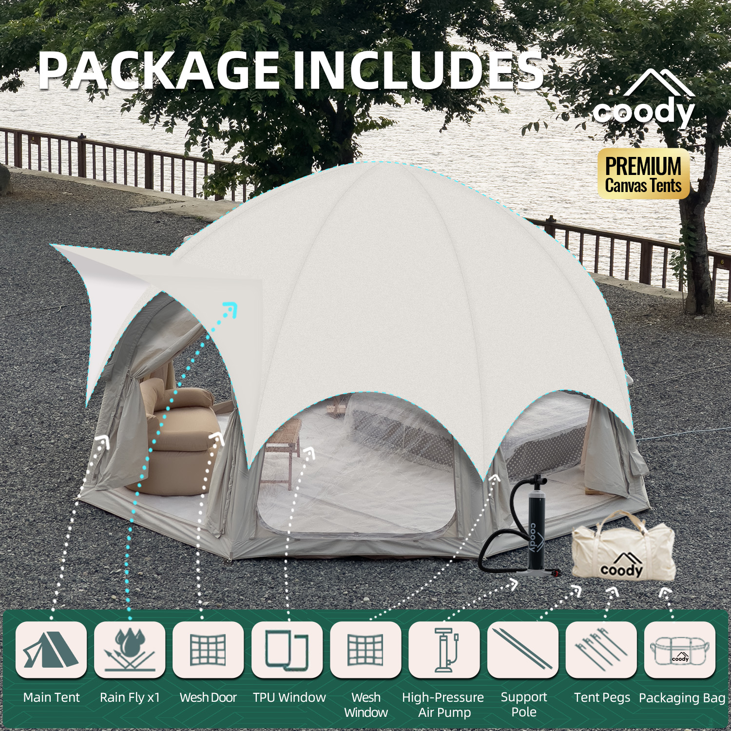 Coody Dome Inflatable Tent